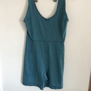 Lululemon Athletica Teal Fitted Romper